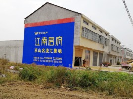 巧家农村墙体广告在不同形式上面展现的不同特色