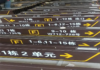 巧家广告标识中，常见的几种安装方式。