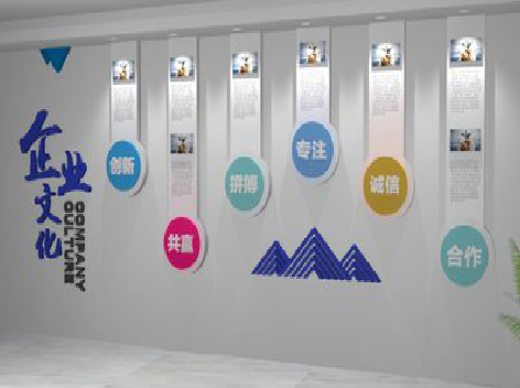 巧家企业文化墙需要传递什么办公文化？